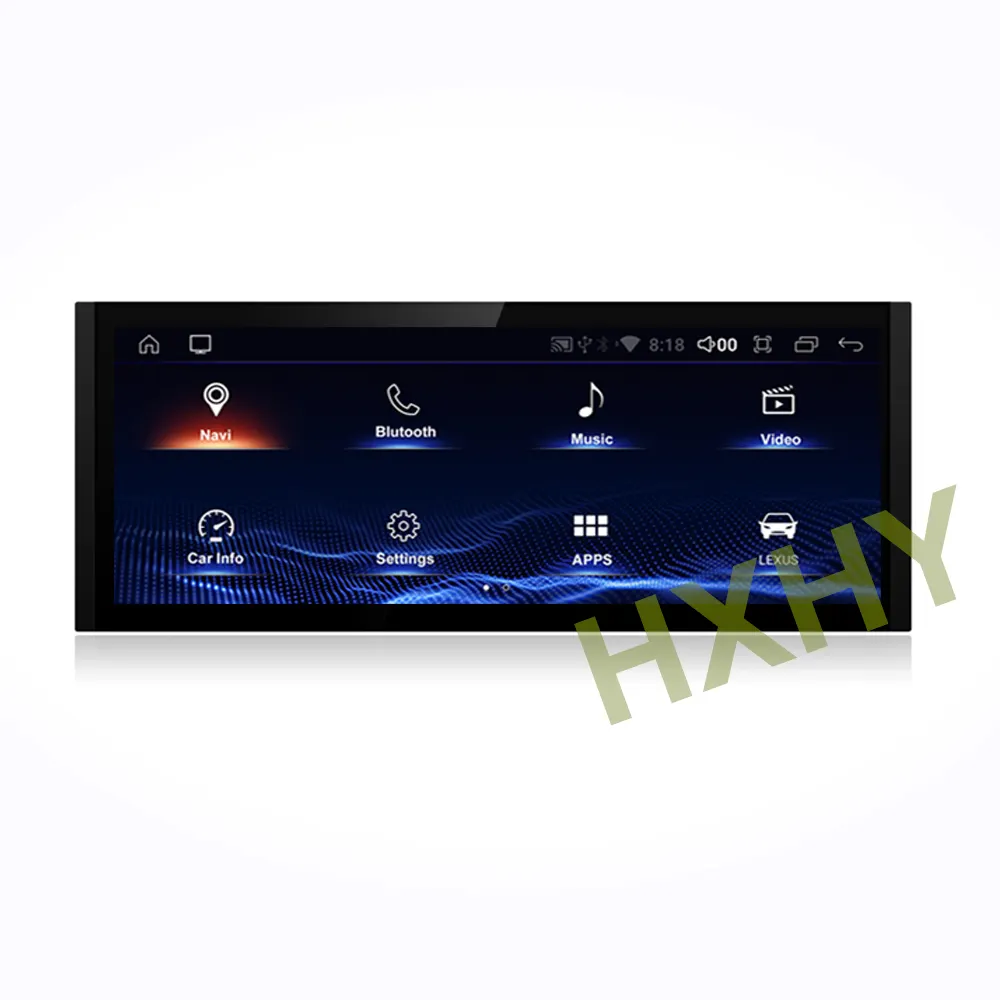 Hxhy 10.25 Inch Qualcomm Android 13 Auto Multimedia Speler Voor Lexus Rc Is 200 250 300 350 200T 300H Stereo Video Gps Navigatie