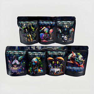 ถุงมายลาร์แบบมีซิปล็อค ขนาด 3.5 กรัม สำหรับใส่เยลลี่แบบกินได้ พิมพ์ลายตามสั่ง รูปทรงพิเศษ ป้องกันเด็กเปิดได้ - Product Image 3