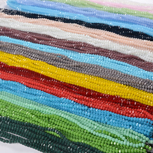 Pujiang-venta directa de hebras de cuentas de vidrio, tamaño variado y color, para Decoración - Product Image 3