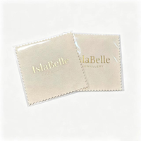 Chiffon de nettoyage et de polissage pour bijoux en microfibre anti-ternissement, idéal pour l'or et l'argent
