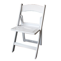 Chaises pliantes portables en plastique et métal blanc doré de haute qualité pour événements, mariages, banquets, dîners et utilisation en extérieur