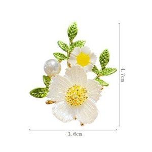 2024 vendita calda di alta qualità margherite di lusso margherita bella spilla di fiori - Product Image 5