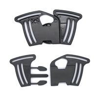 Boucle en plastique POM à dégagement rapide 38mm double réglage sécurité symétrique 4 voies boucles en plastique pour poussette