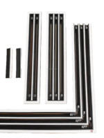 Grille d'air réglable de diffuseur de fente linéaire de sortie de CVC pour la ventilation de C.A. pour le plafond d'intérieur