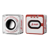 Baru portabel untuk 5.4 nirkabel TWS Stereo Bass kartu TF ringan luar ruangan Mini Boombox Speaker dengan RGB LED 5-10w Output