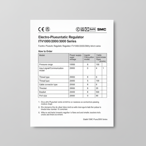 Composants industriels de régulateur électropneumatique ITV2030-012L pneumatique SMC - Product Image 1
