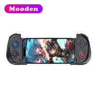 Mini Control de Juego Inalámbrico Extensible L X5 con Panel de Enfriamiento Motor de Vibración BT y Mango Extensible para Android y PC