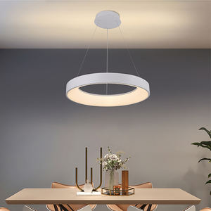 モダンなアルミシャンデリアリビングルーム寝室キッチンリング商用LEDペンダント照明 - Product Image 4