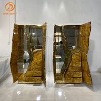 Meuble de rangement pour vin de style italien de luxe pour salon, cuisine, bar à vin, maison, villa, design haut de gamme unique