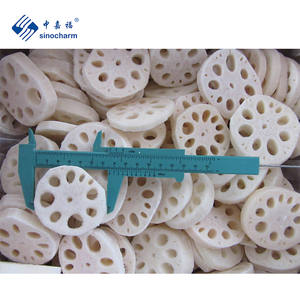 Sinocharm HALAL IQFロータスルートファクトリー沸騰IQF冷凍ロータスルートスライス輸出用 - Product Image 4