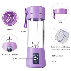 Exprimidor de Cítricos Eléctrico Portátil USB de Acero Inoxidable, 380 ml, Ecológico, a Prueba de Fugas, Fácil de Usar, para Exteriores y Automóvil - Product Image 2