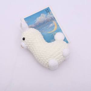 Muñeco <span class=keywords><strong>Amigurumi</strong></span> de Ganchillo Hecho a Mano, <span class=keywords><strong>Llavero</strong></span> de Alpaca y Llama de Ganchillo Suave, Juguete de Peluche de Hilo Tejido, Colgante para Bolso - Product Image 5