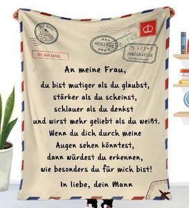 Coperta con lettera di stampa digitale personalizzata la migliore coperta regalo per la coperta in pile di <span class=keywords><strong>mia</strong></span> <span class=keywords><strong>figlia</strong></span> figlio - Product Image 3