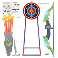 Arc et flèches lumineux LED pour jeux de tir sportifs interactifs parent-enfant, pour intérieur et extérieur, vente en gros d'usine