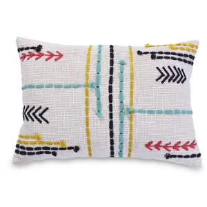 Funda de Almohada Bordada de Algodón Personalizable, Hecha a Mano, Ecológica, de 14 x 20, al Mejor Precio al por Mayor - Product Image 1