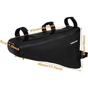 Échantillon gratuit : Sac de rangement portable pour vélo, sac de transport triangulaire pour vélo de route, sac de vélo pour hommes et femmes, cyclisme en plein air - Product Image 1