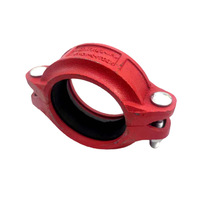 Fourniture exclusive transfrontalière de raccords de tuyauterie rainurés pour la lutte contre les incendies : colliers de serrage rigides, coudes, tés, croisillons, brides de transition, bouchons