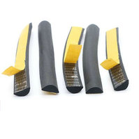 Bande d'étanchéité adhésive en mousse PVC double face haute dureté pour vitrage structurel, bande de scellement moderne pour murs rideaux, portes et fenêtres