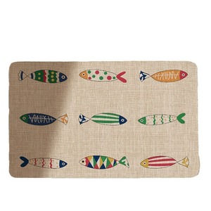 Cute Cartoon Fish Diatomaceous Earth Bath Mat Rectangle Absorbent <b>Non</b> <b>Slip</b> Kitchen Bathroom <b>Floor</b> Mat - Product Image 2