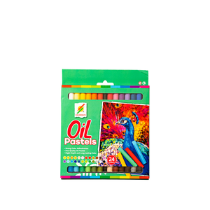 Juego de variedad de 24 colores de alta calidad de crayón sedoso Pastel de aceite Jumbo Pastel suave para pintura no tóxica para niños - Product Image 1
