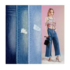 Vorrat blau 12s jeans stoff slub weiches denim-stoff für kinder hohe baumwolle jean-stoff für kleidung hersteller mit großhandel