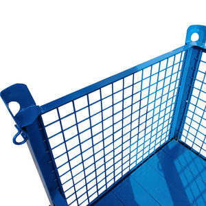 Cages de soute Entrepôt Cargo Transport Électrique Galvanisé Pliable Treillis Métallique Conteneur Logistique Chariot Roulant - Product Image 6