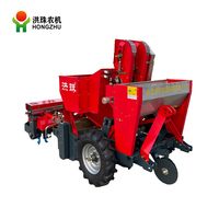 HONGZHU Nouvelle Semoir à pommes de terre en acier à deux rangs haute efficacité avec pose de film et fertilisation, machine agricole à haute productivité