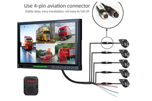 5ch 10.1 inch DVS BSD ai Màn hình <span class=keywords><strong>Rear</strong></span> <span class=keywords><strong>View</strong></span> back up hệ thống camera xe tải - Product Image 3