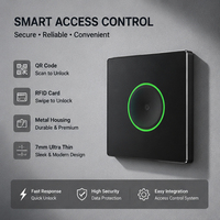 Lector de Control de Acceso para Elevador WCMI, Escáner de Código QR Metálico Ultrafino, Módulo RFID de 13.56MHz