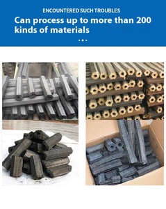 Extrudeuse automatique de bâtonnets de charbon de bois à économie d'énergie machine à mouler la poudre de carbone équipement de briquettes - Product Image 6