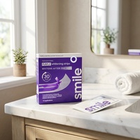 Bandes blanchissantes pour les dents, sans alcool ni fluorure, non irritantes, formule sans sensibilité, sûres pour la couche dentaire, protègent l'émail