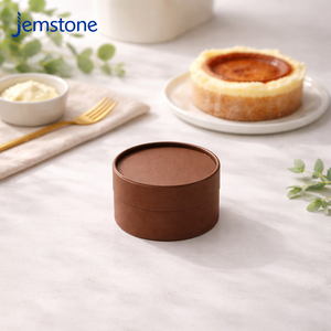 Customized Recyclable Food Bread Dessert Round Cardboard Tube <b>Paper</b> Cylinder Packaging Cheesecake Food Grade <b>Paper</b> Tube Canister - Product Image 2