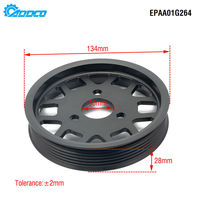 ADDCO - EPMAN CNC 6061-T6 Kit de courroie serpentine pour pompe de direction assistée et pompe à eau en aluminium usiné pour BMW E39 E46 Z3 EPAA01G264