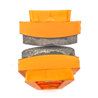 Ensemble de blocs abrasifs Fickert Lappato en diamant à liaison métallique de haute qualité (6 pièces) OEM pour le meulage de la céramique et du quartzite
