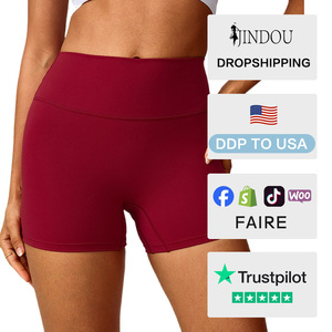 2026 Custom Logo <strong>Shorts</strong> Regular High-Waisted Yoga <strong>Shorts</strong> <strong>for</strong> <strong>Women</strong> with Tummy Control Butt-Lifting Design Running Sports <strong>Shorts</strong> - Product Image 2