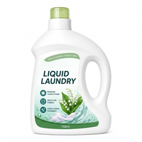 Lessive liquide écologique à marque privée, haute efficacité, détachant, nettoyage en profondeur, longue durée, parfum lavande