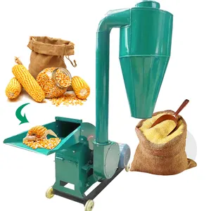 Máquina de molienda de aceite de palma de arroz, trituradora de harina de yuca, molinillo de maíz, dispositivo de trituración de 10 toneladas