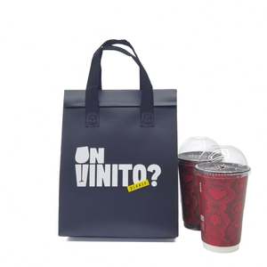 Sac isotherme personnalisé de 30 L en non-tissé imperméable, durable, avec motif de dessin animé pour la livraison de nourriture, de boissons et de gâteaux - Product Image 1