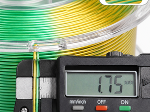 Filamento PLA de Seda Yiqiu3D Topsun de 1.75 mm y 1 kg, Degradado Amarillo-Verde de Dos Colores, Combinaciones Personalizadas, Bambu Lab Creality - Product Image 2