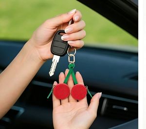 QY PU Leather Mini Zipper Coin <b>Purse</b> Keychain Portable Small Earphone Storage Bag Pendant Wallet Bag - Product Image 6