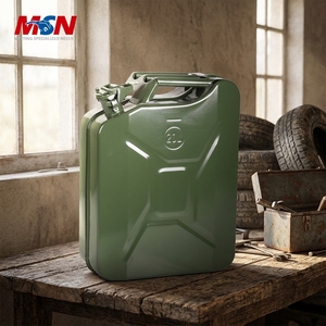 <span class=keywords><strong>Bidon</strong></span> de carburant diesel antichoc MSN pour travaux agricoles et de construction, logo OEM, <span class=keywords><strong>homologué</strong></span> UN, acier laminé à froid 0,8 mm, capacité 20 L - Product Image 1