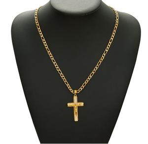 Nuova <span class=keywords><strong>Collana</strong></span> HipHop <span class=keywords><strong>con</strong></span> Ciondolo a <span class=keywords><strong>Croce</strong></span> in Acciaio Inox 14k e Catena a Corda Placcata Oro Impermeabile <span class=keywords><strong>con</strong></span> Carte da Poker per Regalo e Feste - Product Image 4