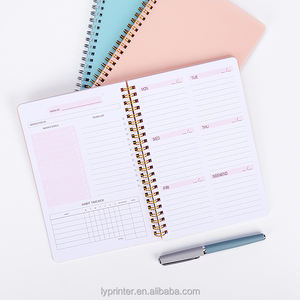 Promosi Hardcover warna-warni A5 A6 kulit buku catatan Spiral jurnal sekolah bisnis untuk hadiah - Product Image 1