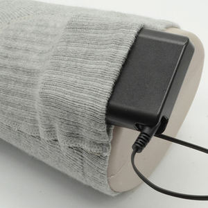 Chaussettes tricotées rechargeables d'équipage respirantes Chaussettes chauffantes à batterie de sports d'<span class=keywords><strong>hiver</strong></span> de qualité pour la pêche à usage décontracté Rayé lavable - Product Image 5
