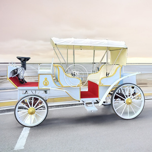 Carrozze Turistiche 2026, Carrozze a Cavalli Europee, Carrozza Elettrica per Matrimoni OEM - Product Image 4