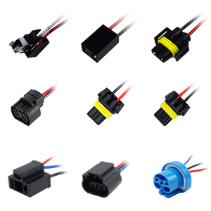 Adaptador de enchufe hembra H1 H7 H11 9004 9005 9006 9007 H13 H16 <span class=keywords><strong>H4</strong></span> con conector de cable, arnés de cableado, enchufes para faro - Product Image 6