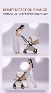 <span class=keywords><strong>Poussette</strong></span> bébé 360° légère, pliable, en alliage d'aluminium, <span class=keywords><strong>ensemble</strong></span> 2 en 1, <span class=keywords><strong>Isofix</strong></span>, 0-3 ans, luxe - Product Image 2