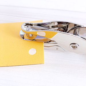 Metal Stationery Round Hole Diameter 3mm 6mm <strong>Hand</strong>-held Punching Pliers Can <strong>Punch</strong> 8 Sheets of A4 Paper Single Hole <strong>Tool</strong> - Product Image 4