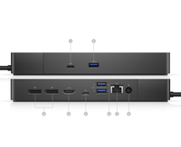 Pour Dell WD19S Performance Station d'accueil avec adaptateur 180W filaire USB 3.2 type-c Port d'affichage universel ordinateur portable Dock