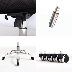 Sedia da Ufficio Ergonomica con Capacità di Carico di 150KG per Persone Robuste e Alte, Schienale Alto e Supporto Rinforzato, Rotazione a 360° °   Regolabile in Altezza e Rotante - Product Image 3